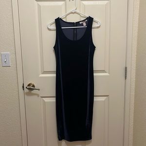 Forever 21 dark purple velvet dress